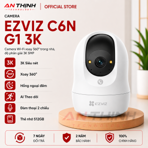 CAMERA WI-FI XOAY 360° TRONG NHÀ EZVIZ C6N G1 3K 5MP