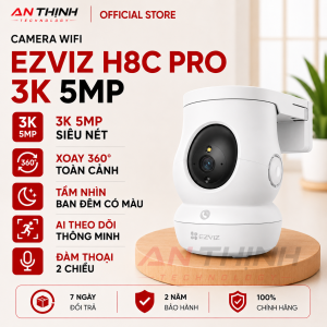 CAMERA WIFI EZVIZ H8C PRO 3K 5MP