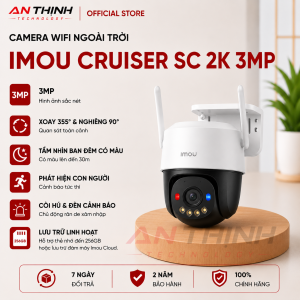 CAMERA WIFI NGOÀI TRỜI IMOU CRUISER SC 2K 3MP