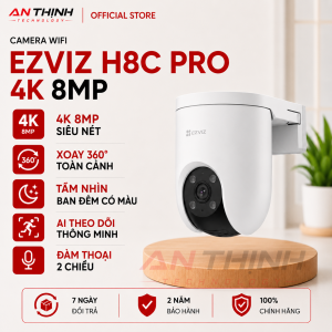 CAMERA WIFI EZVIZ H8C PRO 4K 8MP