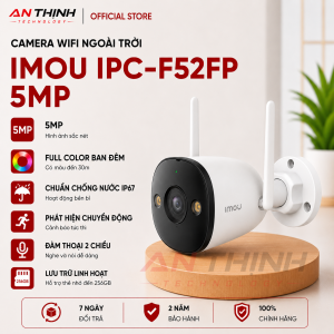 CAMERA WIFI NGOÀI TRỜI IMOU IPC-F52FP 5MP