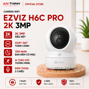 CAMERA WIFI EZVIZ H6C PRO 2K 3MP