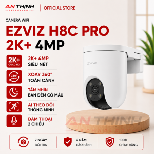 CAMERA WIFI EZVIZ H8C PRO 2K+ 4MP